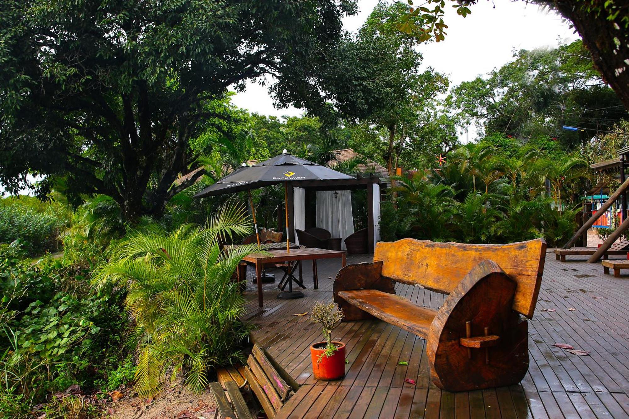 Pousada Villa Verde - Frente Para A Praia Do Farol Ilha do Mel Ngoại thất bức ảnh