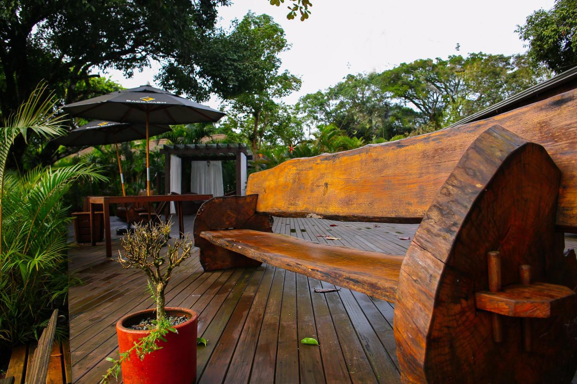 Pousada Villa Verde - Frente Para A Praia Do Farol Ilha do Mel Ngoại thất bức ảnh